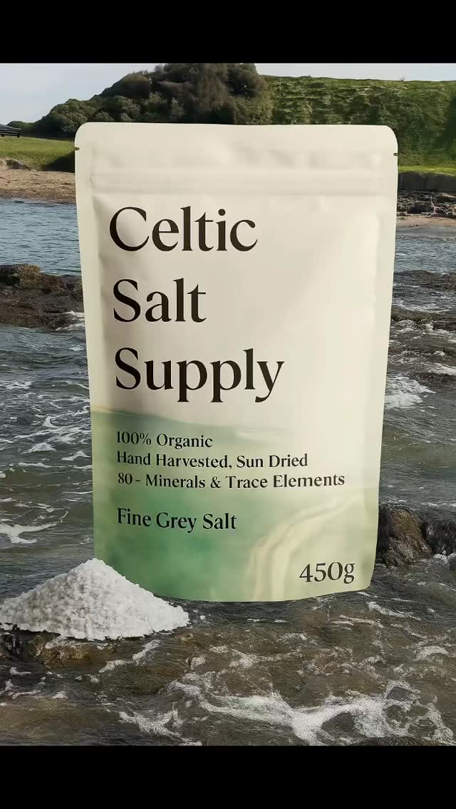 Organic Premium Grey Celtic Salt - Fine - 450g