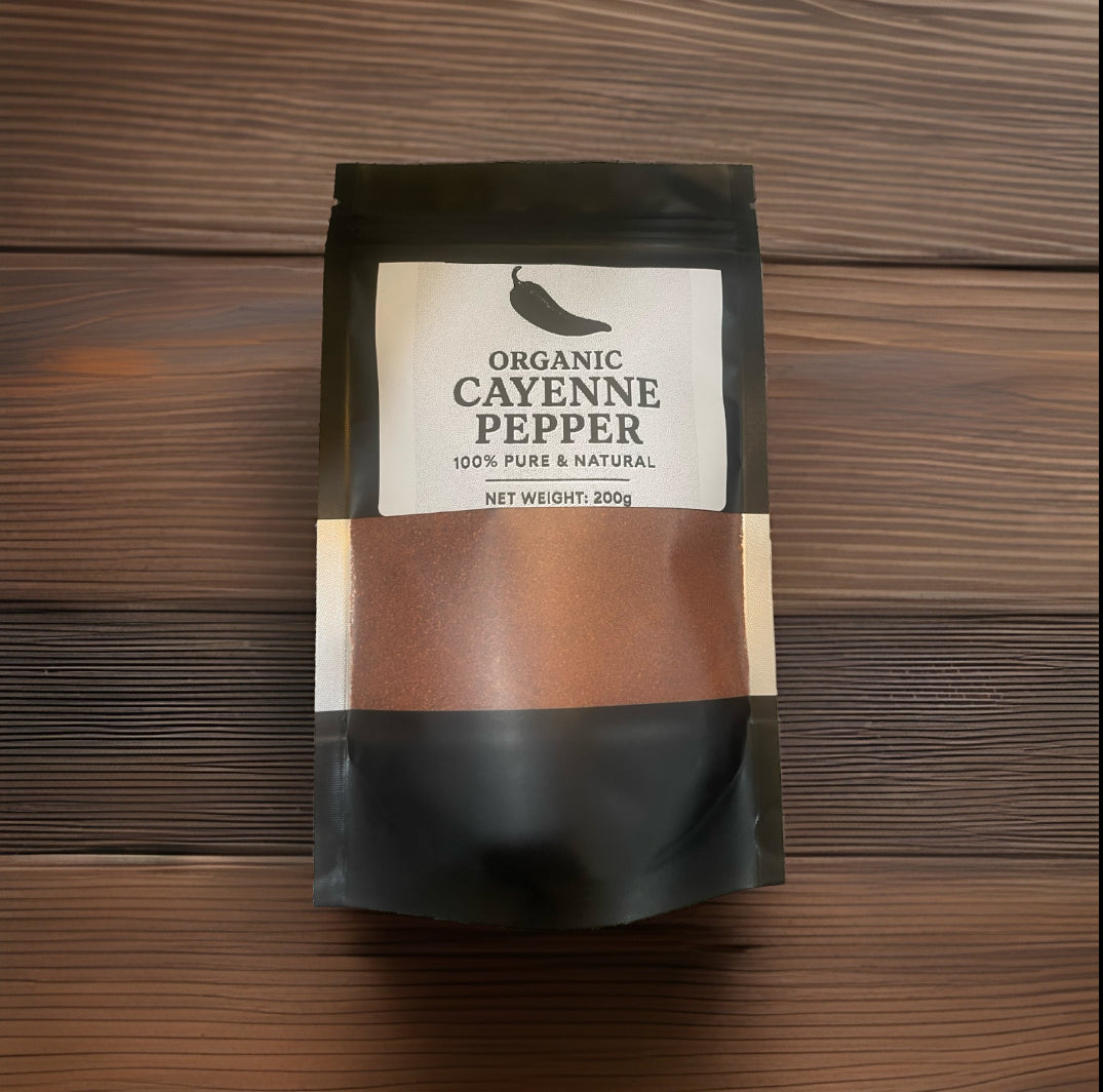Organic Cayenne Pepper 200g