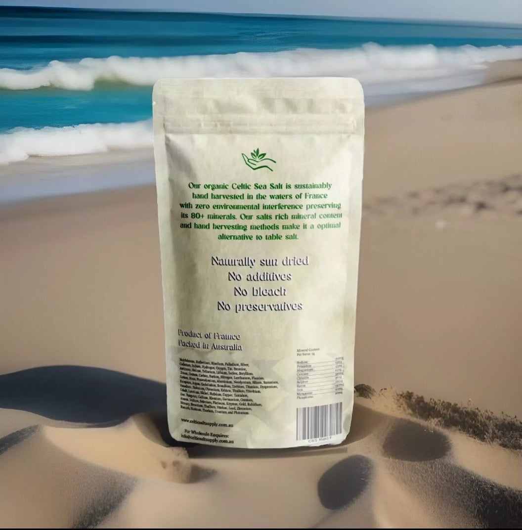 Organic Premium Grey Celtic Salt - Course - 450g