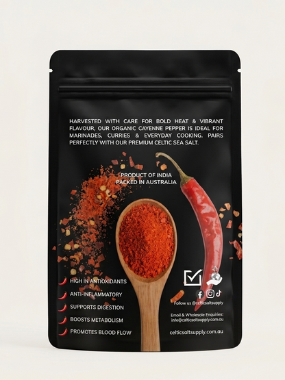 Organic Cayenne Pepper 250g