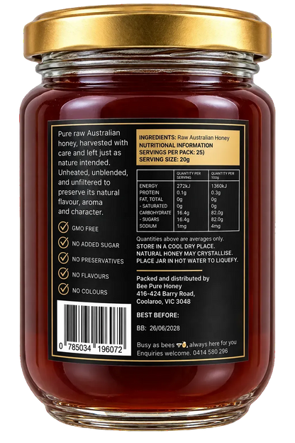Bee Pure Australian Red Gum Honey