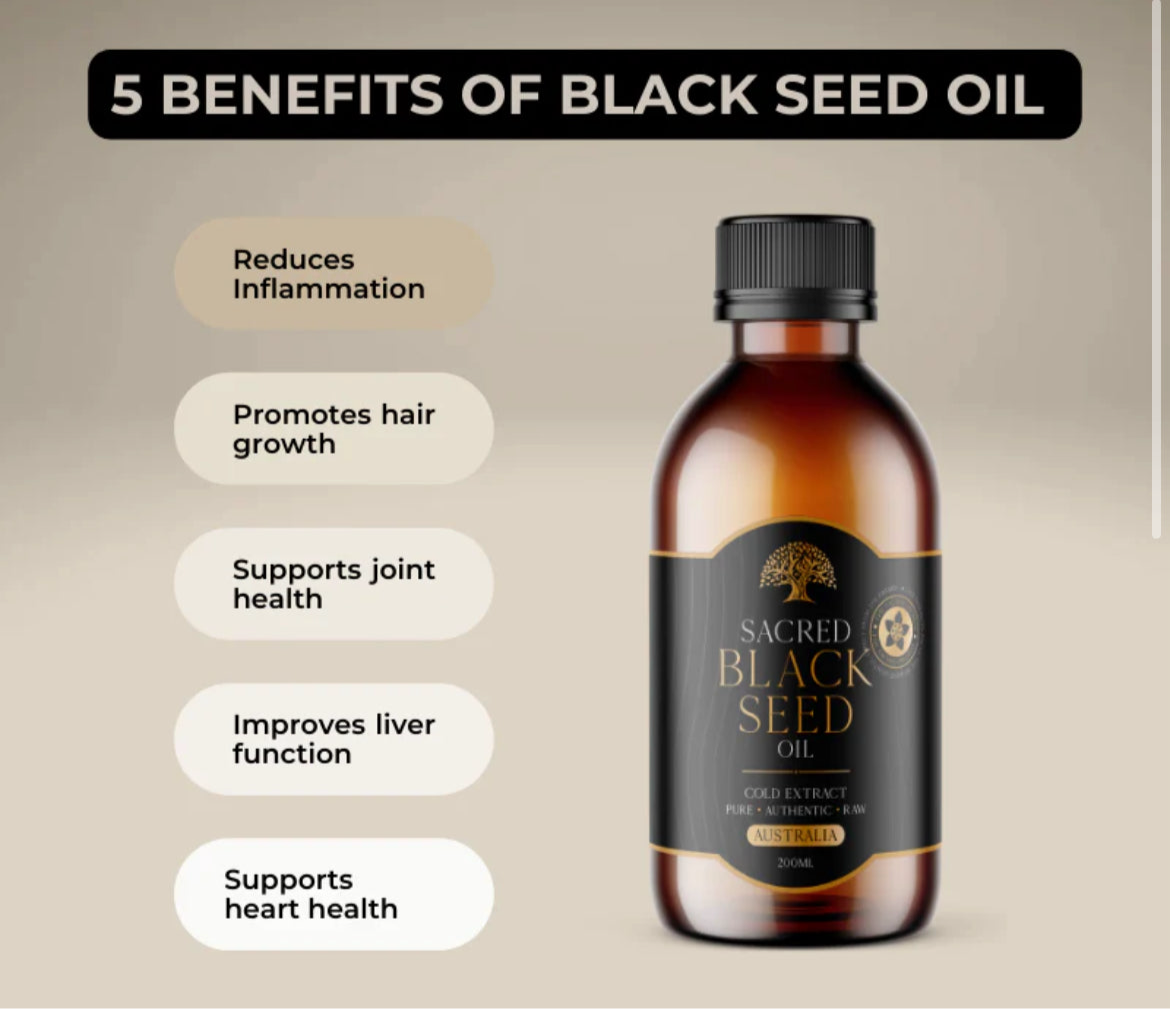Australian Grown Black Seed Oil