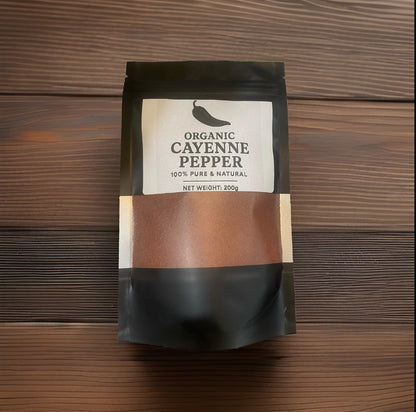Organic Cayenne Pepper 200g