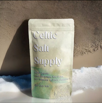 Organic Premium Grey Celtic Salt - Course - 450g