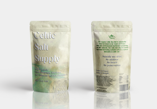 Organic Premium Grey Celtic Salt - Course - 450g