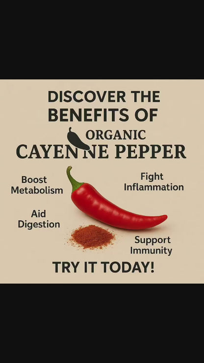 🔥 Premium Celtic Sea Salt & Organic Cayenne Pepper Duo